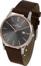 Jacques Lemans London 1-1937E Uhr Damen Edelstahl Leder Quarz 5Bar